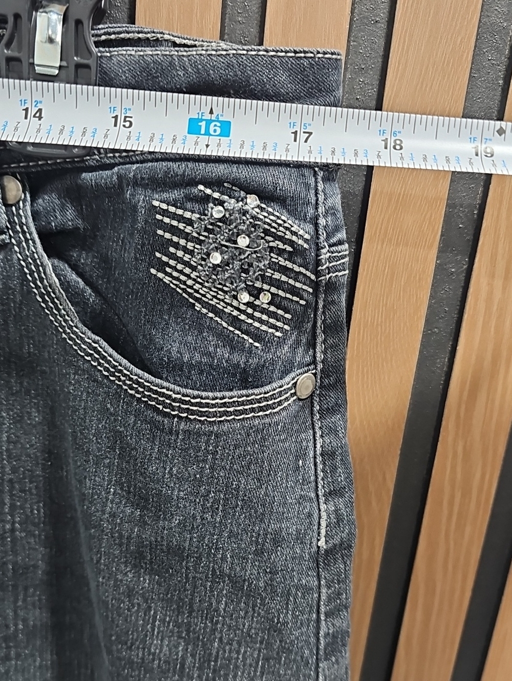 Cato Womens A Line Denim Skirt Size 14 - Picture 6 of 9